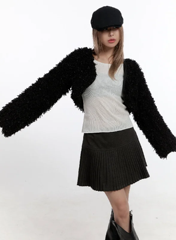 Cozy Chic Polyester Bolero Cardigan CN425