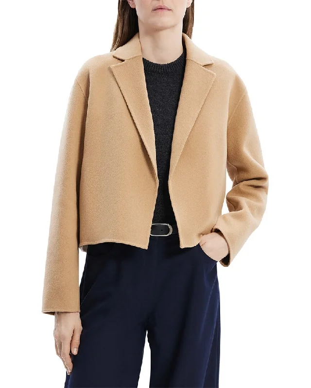 Theory Relax Wool & Cashmere-Blend Cardigan