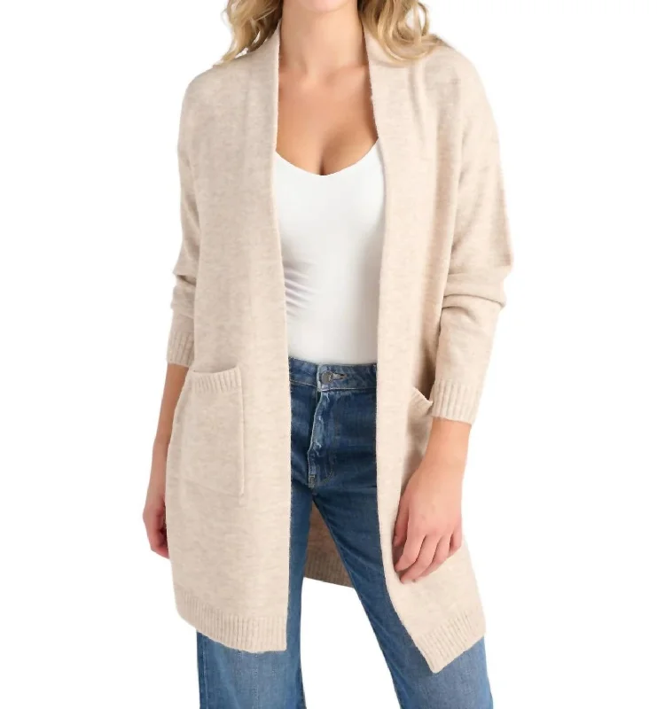 Avani Cardigan In Beige