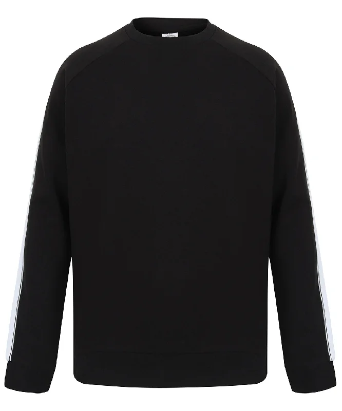 Black/White - Unisex contrast sweatshirt