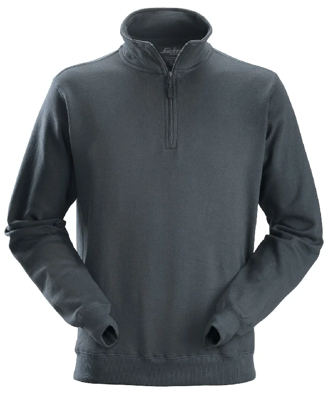 Steel Grey - 1/2 zip sweatshirt (2818)