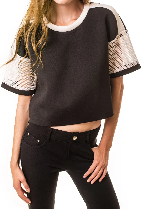 Touchdown Neoprene Crop Top