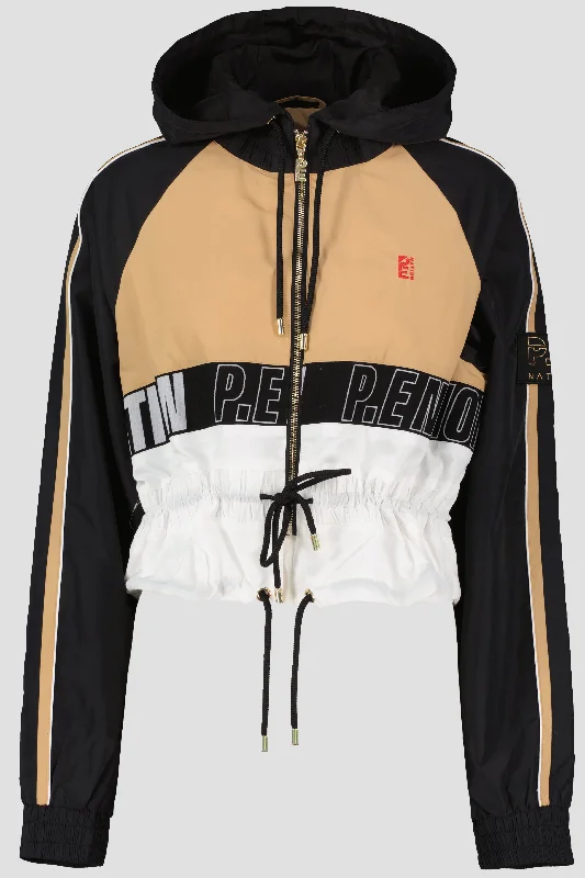 Women's P.E Nation Sand Cropped Man Down Jacket