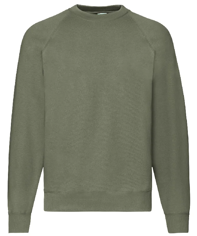 Classic Olive - Classic 80/20 raglan sweatshirt