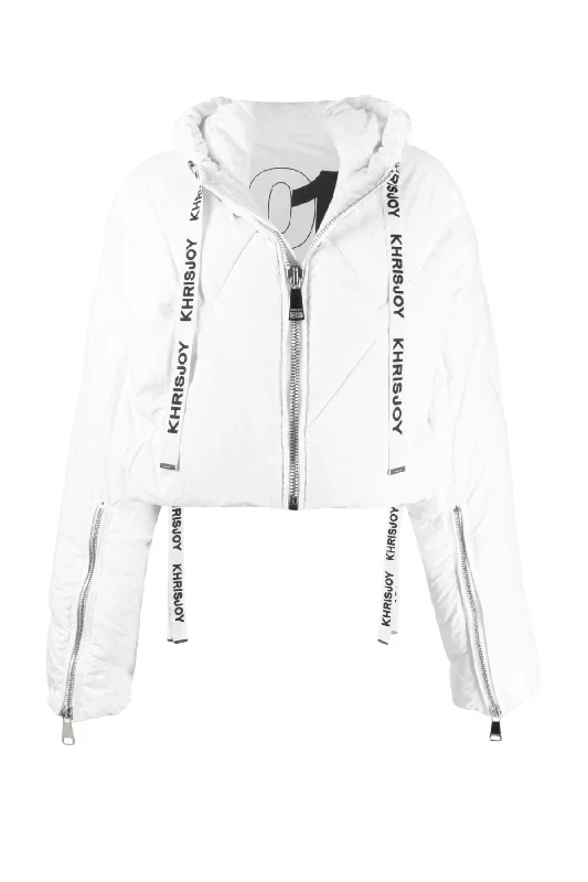 Khrisjoy Puff Khris Cropped Jacket - White