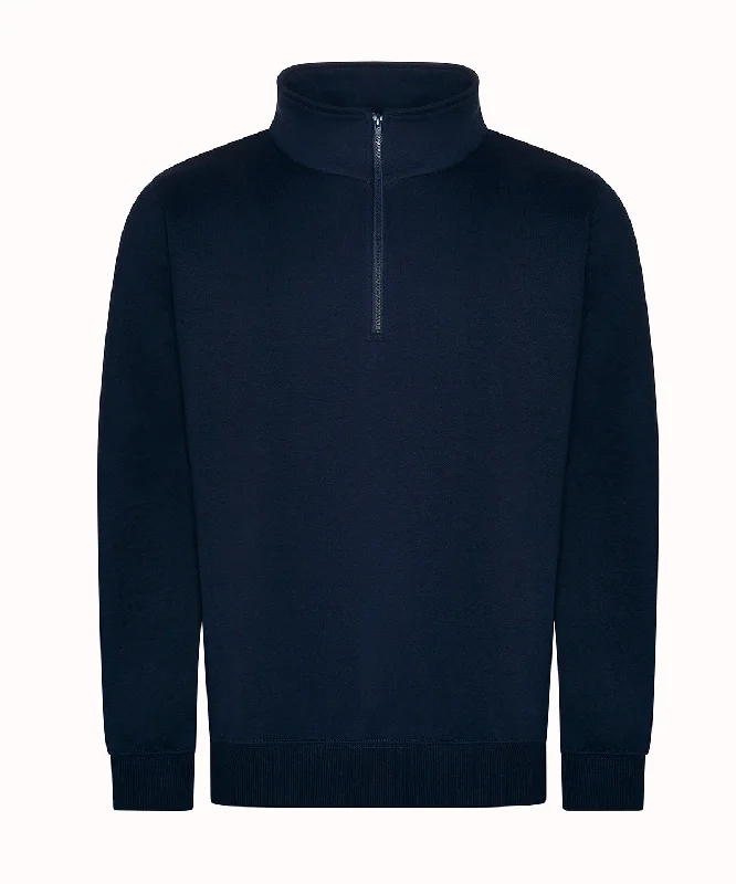 Navy - Pro ¼-neck zip sweatshirt