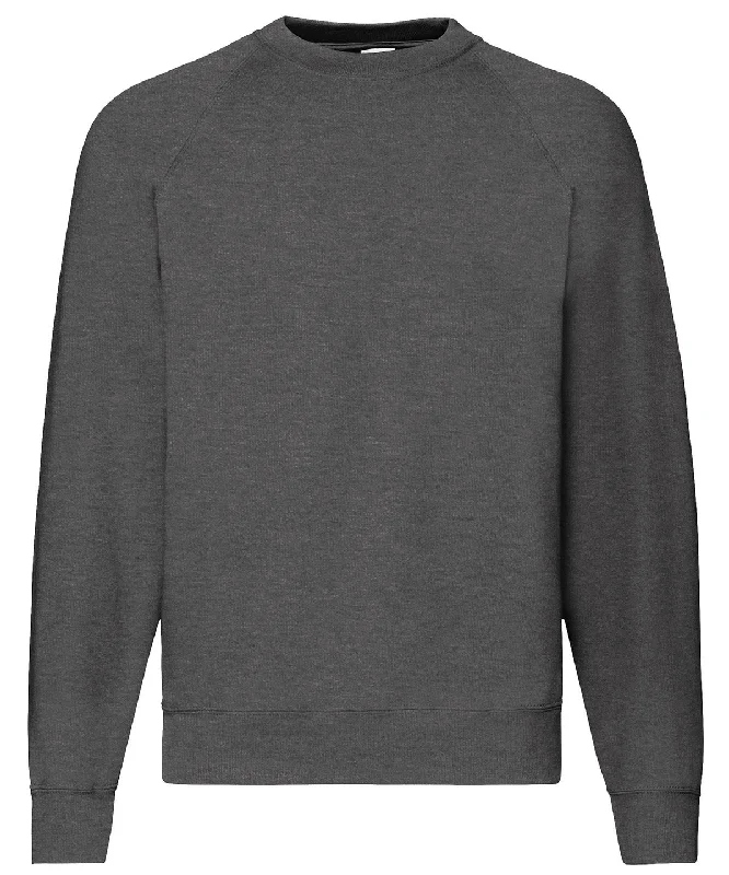 Dark Heather Grey - Classic 80/20 raglan sweatshirt