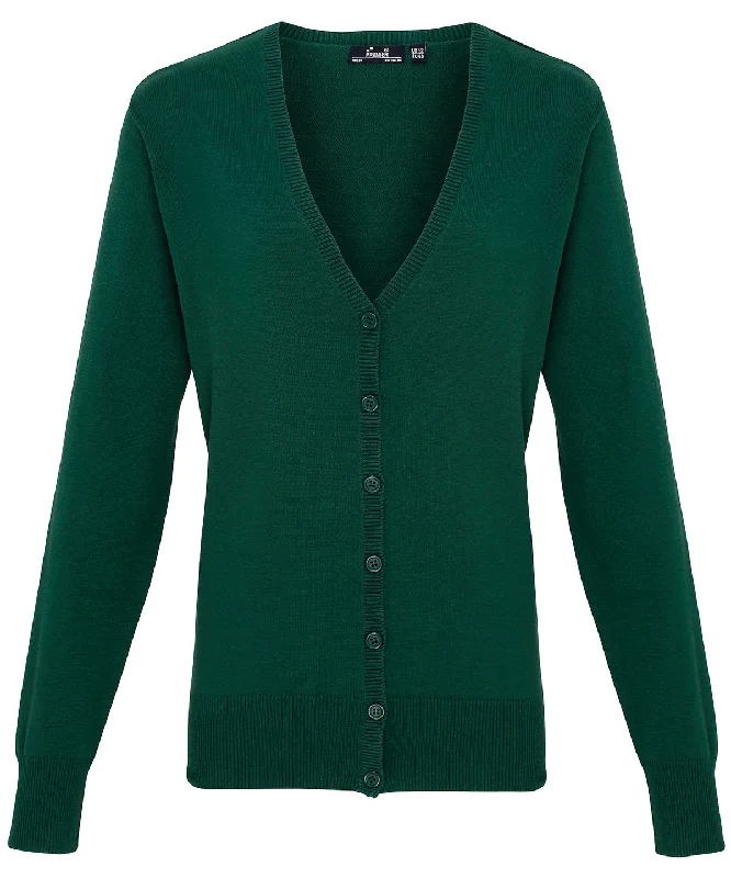 Bottle - Women's button-through knitted cardigan