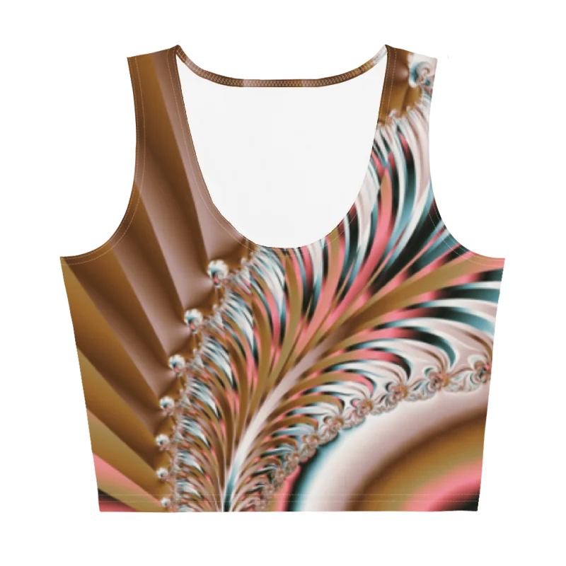 "Summer Spin" Collection - Designer Crop Top