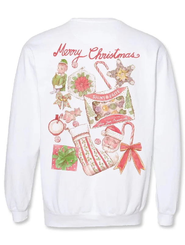 Livy Lu "Christmas Memorabilia" Comfort Colors Crew Sweatshirt