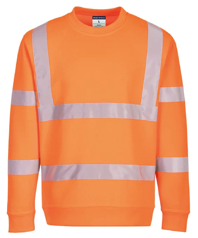 Orange - Eco Hi-vis sweatshirt (EC13)