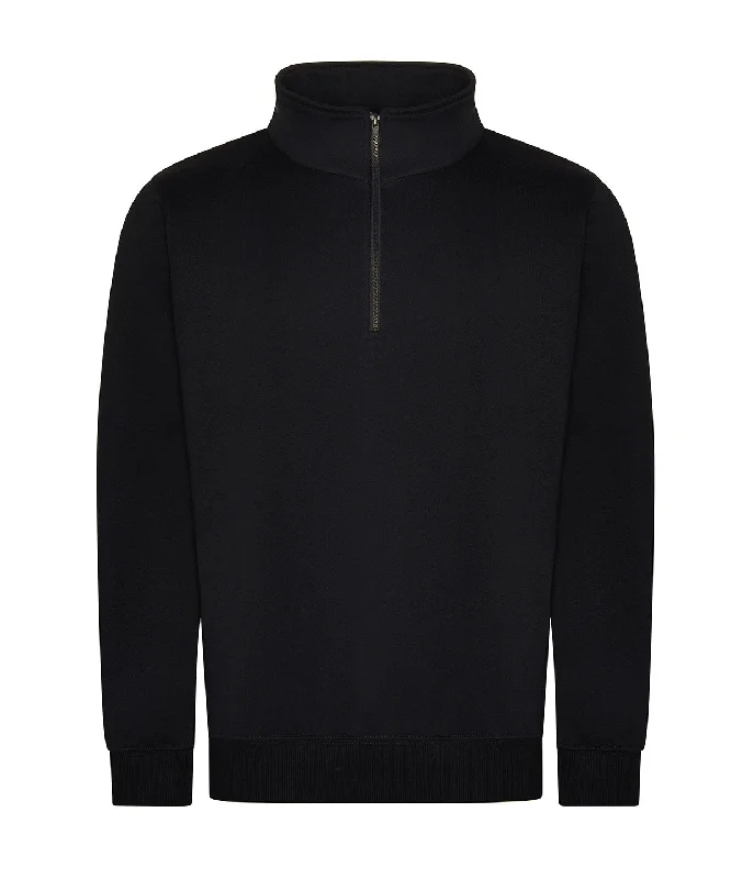 Black - Pro ¼-neck zip sweatshirt