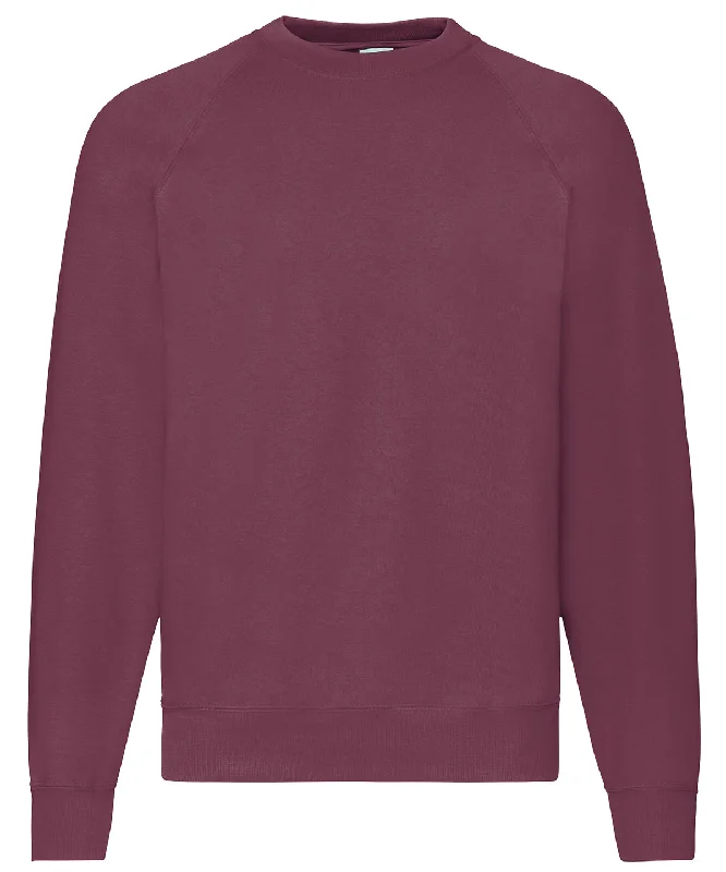 Burgundy - Classic 80/20 raglan sweatshirt