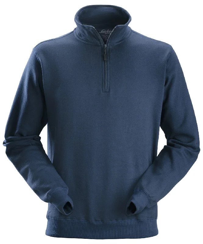 Navy - 1/2 zip sweatshirt (2818)