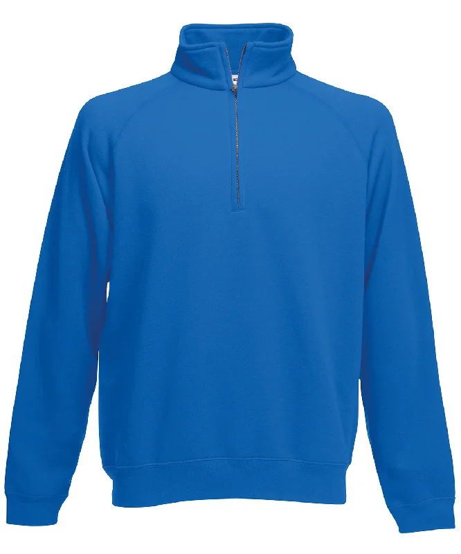 Royal Blue - Classic 80/20 zip neck sweatshirt