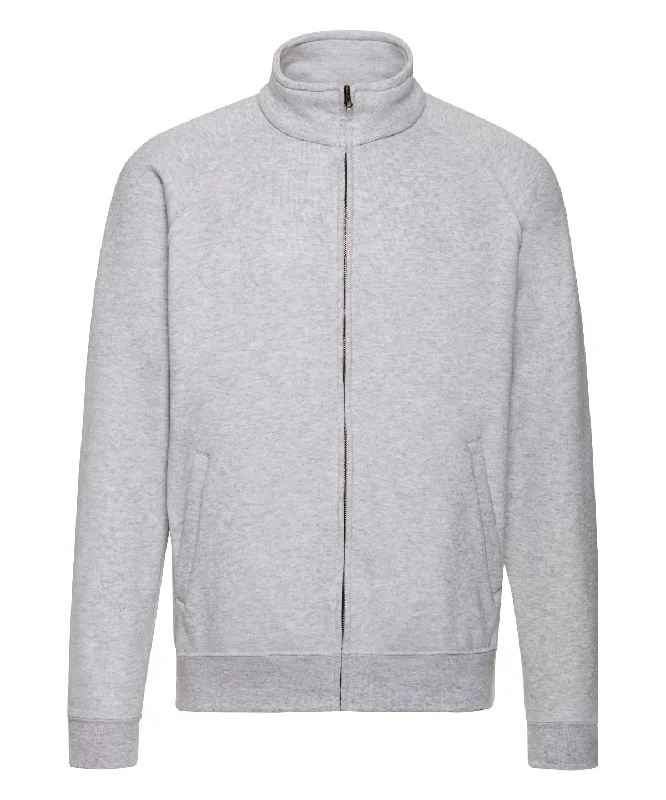 Heather Grey - Classic 80/20 sweatshirt jacket