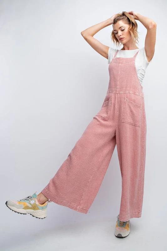 Washed Cotton Jumpsuit/Overalls