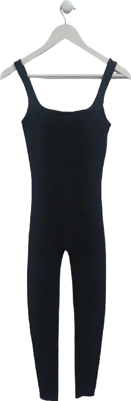 Rise Black Active Jumpsuit UK 6