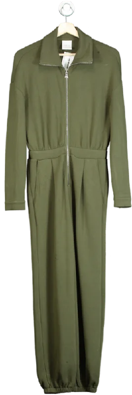 Varley Olive Green Jumpsuit UK XS