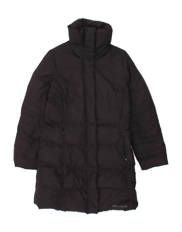 GAS Womens Padded Coat UK 14 Medium Black Polyester