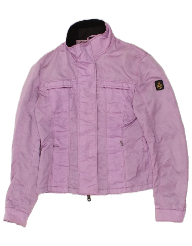 REFRIGIWEAR Womens Rain Jacket UK 10 Small Purple