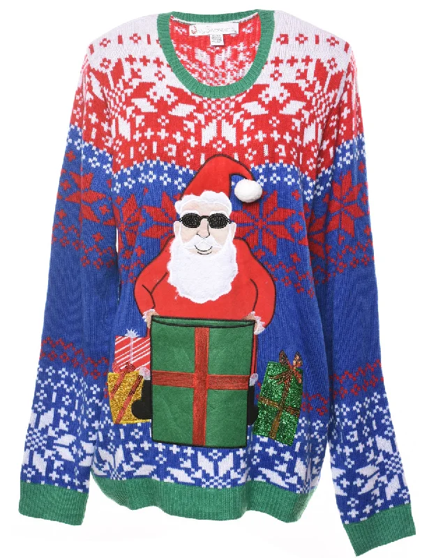 Santa Claus  Christmas Jumper - XL