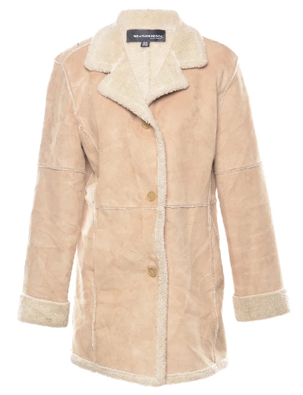 Weatherproof Shearling Lining Coat - M