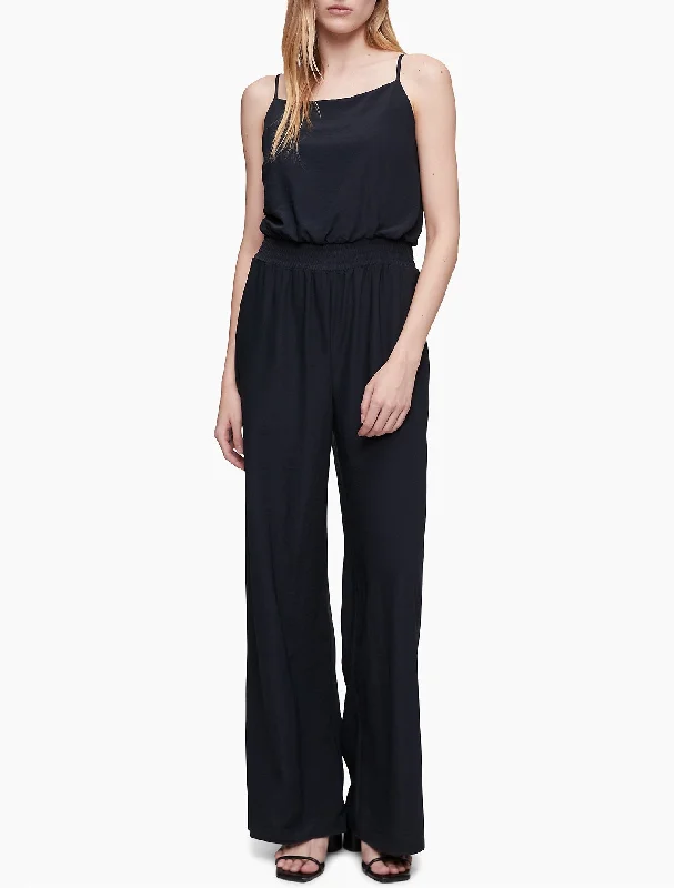 Calvin Klein Lush Satin Jumpsuit - Women