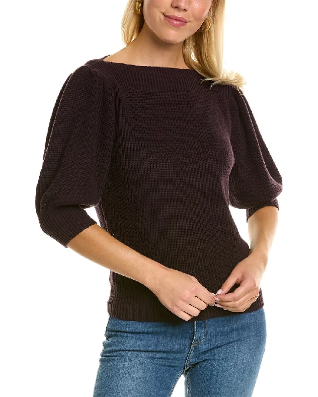 cotton by Autumn Cashmere Shaker Rib Sweater