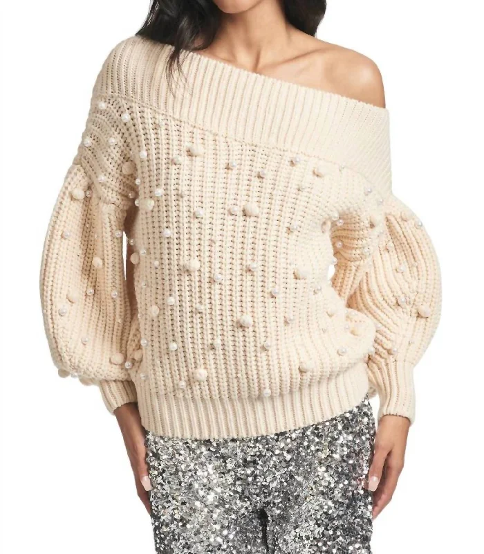 Kit Knit Sweater In Ivory