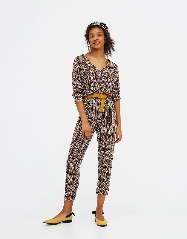 Plaid Jumpsuits Overalls