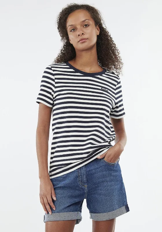 Barbour Womens Ferryside T-Shirt, Navy & White